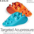 Kanjo Acupressure Neck Pain Relief Cushion | Cervical Traction Device & Acupressure Cushion for Muscle Tension & Relaxation | Helps Relieve Neck & Shoulder Pain | Blue
