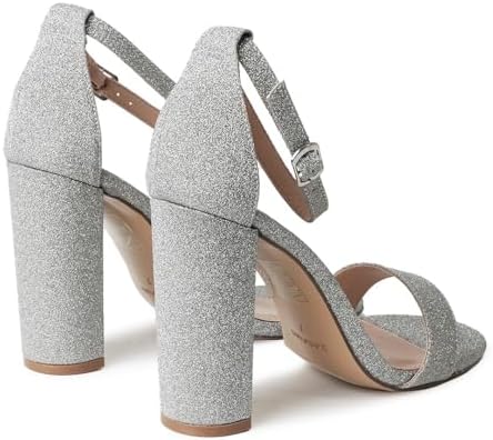 J. Adams Shirley Heels for Women - Ankle Strap High Heel Dressy Sandals