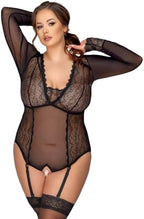 Cottelli CURVES Lace Body XXL Lingerie, Black, Women
