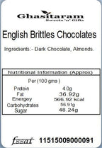 Ghasitaram Gifts Christmas Gifts Chocolates Hampers - Silver English Chocolate Brittles Cage