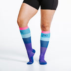 PRO Compression Running Marathon Socks - Calf-Length Travel and Sports Compression Socks for Foot and Ankle Support, Unisex