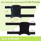 Garden Knee Pads for Women, Lightweight Waterproof KneePads for Gardening, Anti Slip Leather Foam Padding Kneeling Pads for Flooring and Carpet Cleaning, House work, Gardening Maintain, Knee Protector, Blue Flower
