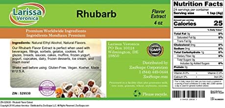 Rhubarb Flavor Extract (4 oz, ZIN: 529530)