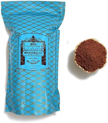 MarieBelle Maya Hot Chocolate Refill 20 oz - Easy to Prepare Full-Flavored Traditional Crème de Chocolat European Style Hot Chocolate Beverage Mix