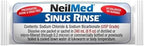 NeilMed Sinus Rinse Starter Kit with 5 Premixed Saline Packets - Large Volume Low Pressure Saline Nasal Irrigation & moisturizing Complete System