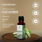 Cucumber Oil -(Cucumis Sativus)- Carrier Oil 100% Pure Natural Undiluted Uncut Therapeutic Grade Oil 0.33 FL.OZ