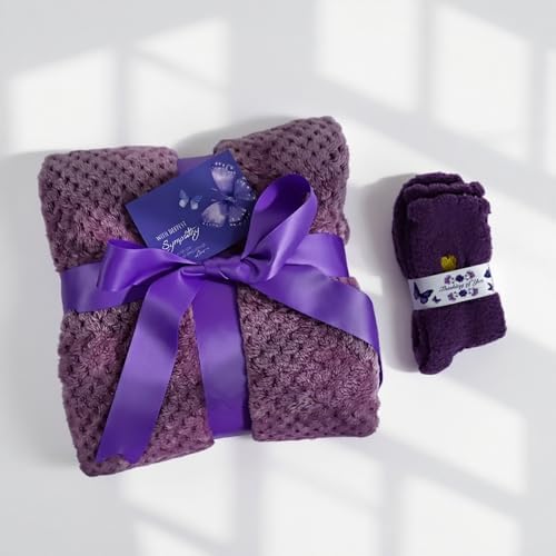 Sympathy Gift Basket for Women with Blanket – Miscarriage, Bereavement & Grief Gifts for Loss of Mother, Father, Husband or Loved One