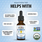 Dr. Green Mom Nature Profen Natural Relief for Infants & Kids | USDA Organic Herbal Drops for Teething, Growth Spurts, and Occasional Discomfort | Natural Child & Baby Comfort Aid