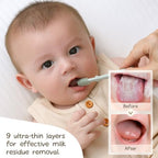 Moonkie Baby Finger Toothbrush Tongue Oral Cleaner Kit for 3 Months +, 3 Pcs (Blue/Mint/Blue)