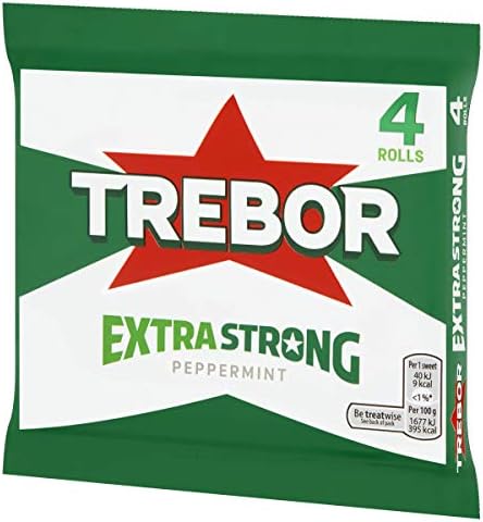 Trebor Extra Strong Mints, 166 g