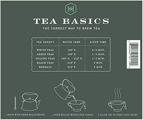 Harney & Sons Organic Peppermint Tea 1.76oz/50g (50 Tea Bags)