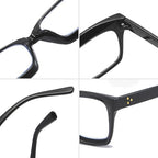 REAVEE 2 Pack Oprah Style Oversized Reading Glasses for Women Men Blue Light Blocking, Ladies Stylish Retro Square Large Computer Readers (Black/Leopard 1.5x)