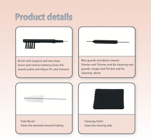 Waxguards 3.0 NanoCare 10993649 Filters for Signia/Siemens/Rexton and Connexx Hearing Aids - Cleaning Brush Kits with Carry Case- 3packs