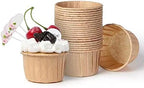 Nax Caki Parchment Brown Cupcake Liners 100pcs Standard Size, Muffin Baking Wrapping Packaging Cups,Holders Paper, Heavy Duty Greaseproof Wrappers for Wedding,Birthday,Party,Gift