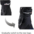 Zamst A2-DX Black Ankle Brace for Sport - Breathable Sports Ankle Support for Men and Women with Guard Stabilizers for High-Grade Ankle Sprain - Right, Medium