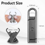 Zipper Pull Replacement, 8 Pcs Metal Zipper Pull Tab Repair Kits for Luggage, Jackets, Purse, Backpack, Coat, Suitcase, Boot(Silver, Bronze, Gold, Gun Black/Large)