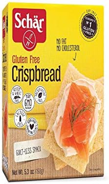 Schar - Crispbread - Certified Gluten Free - No GMO's, Lactose, Fat, Cholesterol, Wheat or Preservatives - (5.3 oz)