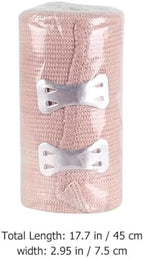Beaupretty 2pcs Elastic Wrap Bandages 7.5cm X 4.5m Compression Sports Ankle and Wrist Support Breathable High Elasticity Protective Band for Injury and Edema Care