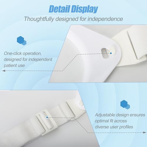 Adjustable Unisex Ostomy Hernia Belt for Colostomy/Ileostomy Medical Stoma Support Belt for Post-Operative Care helps protection ostomy bag(Fits Waist 27.5"-47")