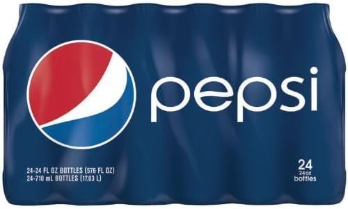 Pepsi Soda, 24 Ounce (24 Bottles)