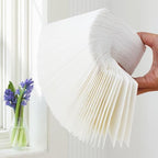 200 Sheets Soft Paper Dinner Napkins Square Cocktail Napkins Party Dessert Lunch Napkins Bar Beverage Napkins Absorbent Wedding Napkins for Kitchen White
