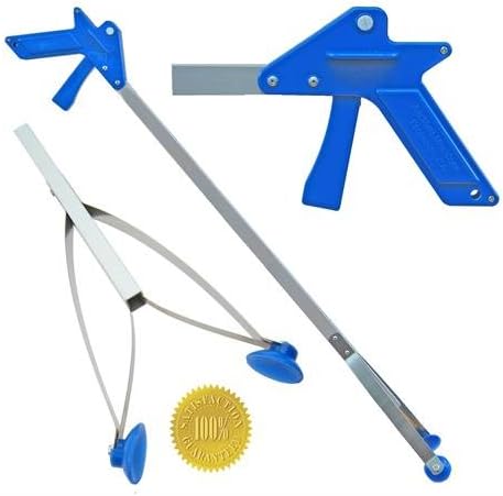 ArcMate 26" EZ Reacher Standard - Grabber Reacher with 5 lb. Pickup Capacity, 4.5" Wide Fingers, Heat Resistant Silicone Tips, and Aluminum Shaft - Grabber Tool for Elderly, Post Op, Accessibility
