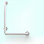 handrail Handrails Grab Bar-Skid Handrails L-Type Bathroom Handrail/Toilet Bathroom Old Man Disabled Barrier Free Railings/Handle/White/45 * 65Cm