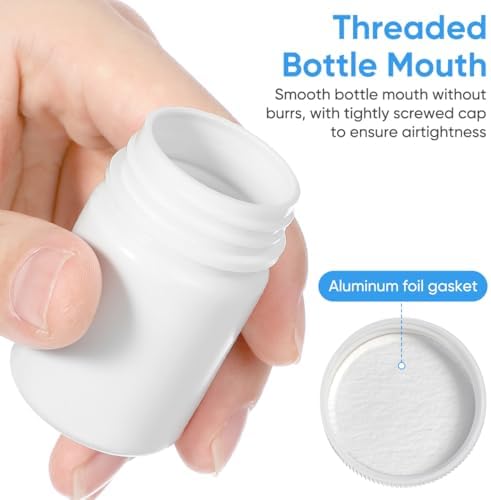 Lurrose Portable Moistproof Pill Case 50Ml Waterproof Pill Organizer Compact Container for Travel and Daily Medication Storage