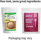 Judee's Gluten Free Brown Rice Protein Powder - Sprouted Rice Formula - Keto-Friendly Plant-Based Nutrition - Dairy & Soy-Free Shake Base - 3 lb, Unflavored, Pack of 1