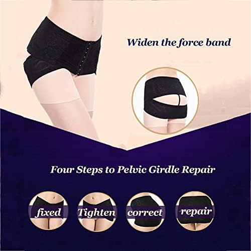 Postpartum Body Sculpting Corset Belt, Hip Lift Pelvis Correction Belt, Suitable for Female Postpartum Correction of Physical Recovery (Skin Tone-Medium