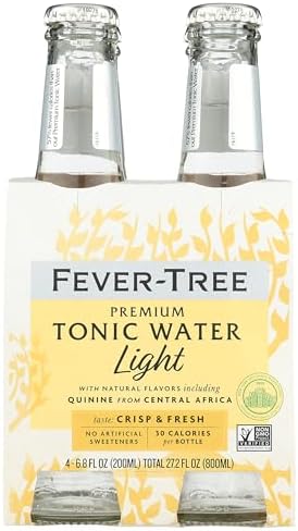 FEVER-TREE Lite Tonic Water 4 Pack, 6.8 FZ