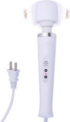 Vibrating Massager with 10 Pulse Settings Strong Vibration for Women,Personal Total Body Therapy Massager (White)