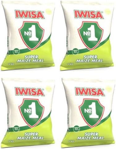 Welkom USA Famous Spoon with Iwisa Maize Meal Plastic Bag 1kg | 4 Pack