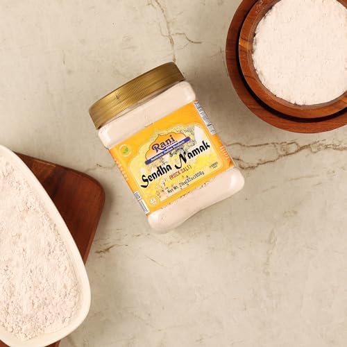 Rani Sendha Namak (Rock Salt) Powder 32oz (2lbs) 908g PET Jar ~ All Natural | Vegan | Gluten Friendly | NON-GMO | Kosher | Indian Origin