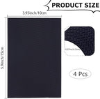 CRASPIRE 4Pcs Black Shoe Sole Protector Non Slip Rubber Shoes Sheet Bottom Saver Self Adhesive Pads Grips Guard Repair Boot Heel Replacement Cover Cushion Stickers Sneaker Slipper 6.1 X 3.94 Inch