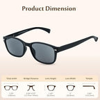 TruVision 9505HP Reading Glasses - 1, 2, 3 Pack for Men & Women