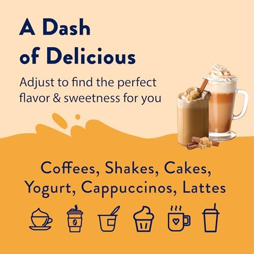 Jordan's Skinny Mixes Sugar Free Coffee Syrup, Holiday Fall Syrup Trio Coffee Flavoring Syrup, Zero Calorie Drink Mix for Lattes, Baking, Protein Shake, Dairy & Gluten Free, Kosher,12.7 Fl Oz, 3 Pack
