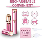 Facial Hair Remover for Women- as Seen on TV Painless Face Shaver -Mini Hair Remover, Electric Razor Shaver Portable Bikini Epilator for Lips, Chin, Armpit, Peach Fuzz, Fingers, Neck, Cheek (Rose red)