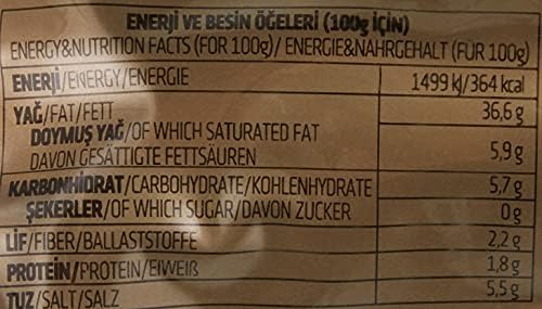 Marmarabirlik Black Olives, Turkish Pickled Olives, Hand-Picked, Healthy Snacks, Mediterranean Flavor, Ideal for Salads, Mezze and Snacking, Vegan, Kosher and Halal, Large, 17.6 Oz (500g)