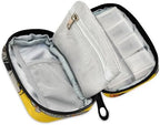 Samurai Anime Yellow Pill Case Box for Travel, Weekly Portable Pill Organizer Supplement Holder