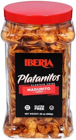 Iberia Maduritos Naturally Sweet Plantain Chips, 20 Ounce (Pack of 1)