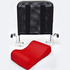 Wheelchair Headrest Neck Support Head Positioning Pillow Headrest for Wheelchair Post Surgery Neck Stabilizer Head Positioner Wheelchair Accessories for Seniors Adults(Red)