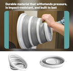 Collapsible Water Bucket (10L / 2.6 Gal) – Portable, Easy to Carry & Store, Ideal for Car Wash, Cleaning, Camping, Fishing and Outdoor Activities with Collapsible Handle Design