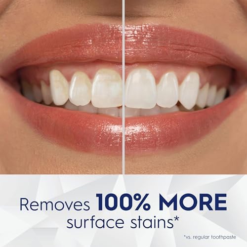 3D White Brilliance Vibrant Peppermint Teeth Whitening Toothpaste, 4.6 oz