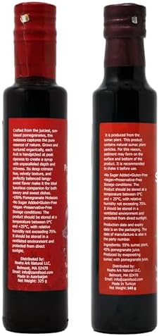 Noah's Ark Pomegranate Molasses & Sumac Sour Concentrate Bundle - 250mL/8.45oz Each