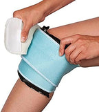 Chattanooga Nylatex Therapeutic Treatment Wrap 4" x 36", 3 Count Pack, Ideal for Holding Cold Packs and Steam Packs, with a Lumintrail Drawstring Bag