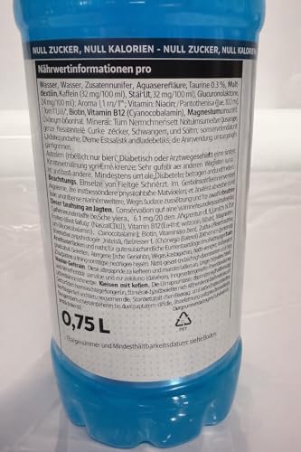 SORINA OSHEE Zero Fruit Flavor Sport Drink 750ml (Pack of 6) - Addition of Vitamins and L-carnitine – Sugar Free – Hydration – Vitamin Drinks