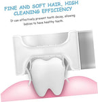 FOMIYES U-Shaped Kids Toothbrush Set 4-Piece Safe Manual Toothbrush for Toddlers Ergonomic Design for Easy Cleaning for Daily Use and Travel