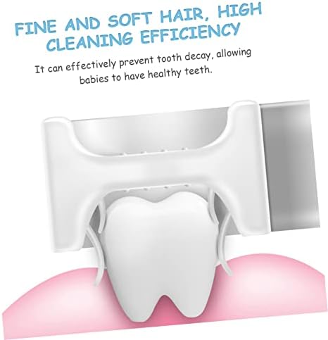FOMIYES U-Shaped Kids Toothbrush Set 4-Piece Safe Manual Toothbrush for Toddlers Ergonomic Design for Easy Cleaning for Daily Use and Travel