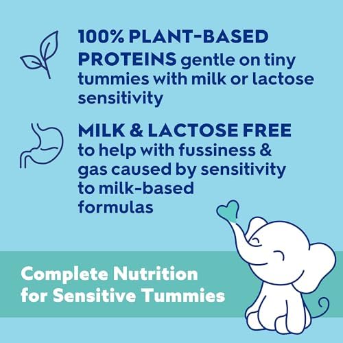 Good Start | Dr. Brown's Soy-ease Pro Baby Formula Powder, for Sensitive Tummies, Dairy Free and Lactose Free for Fussiness and Gas, Non-GMO, 20 Oz